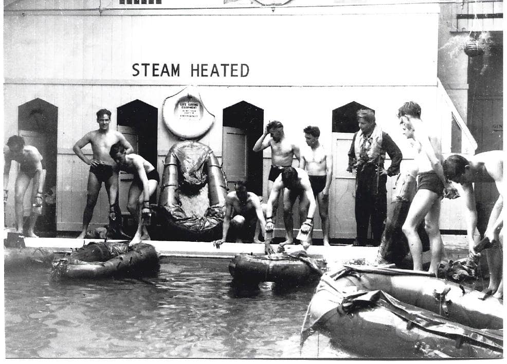 A swimming baths scene in Wymondham