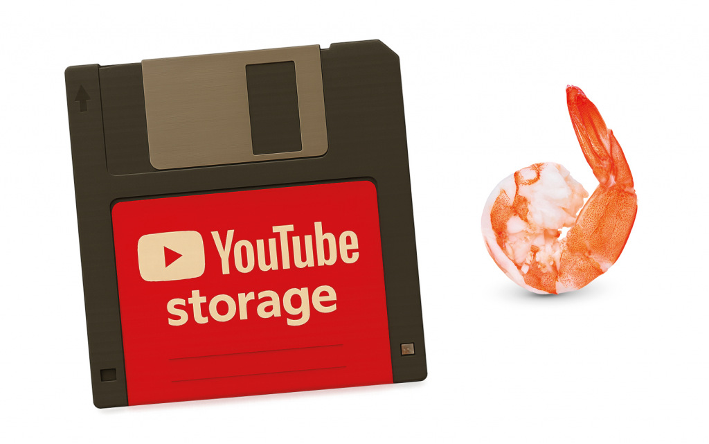 YouTube branded floppy disk