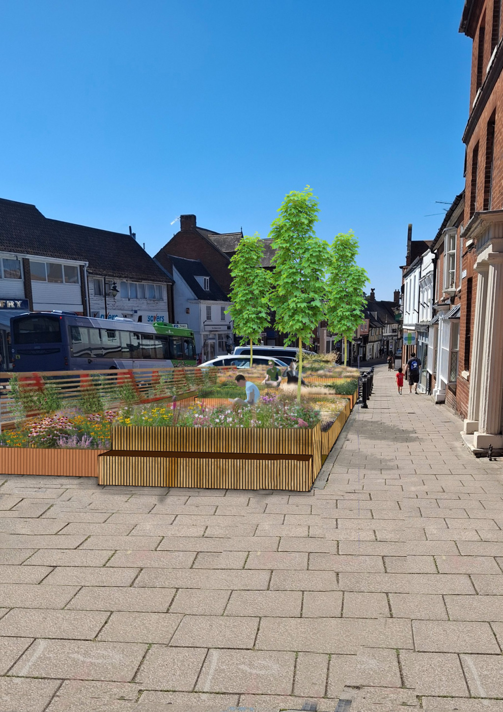 CGI generated image of improvements