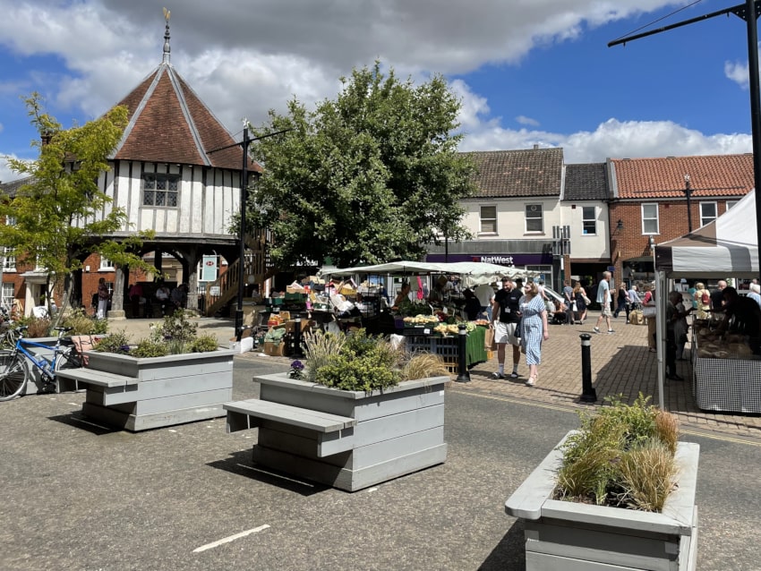 Some planter on market place