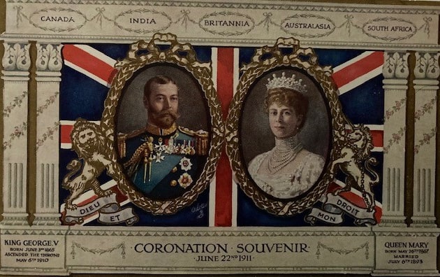 Coronation souvenir postcard