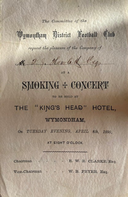 Invitation to a smoking concert