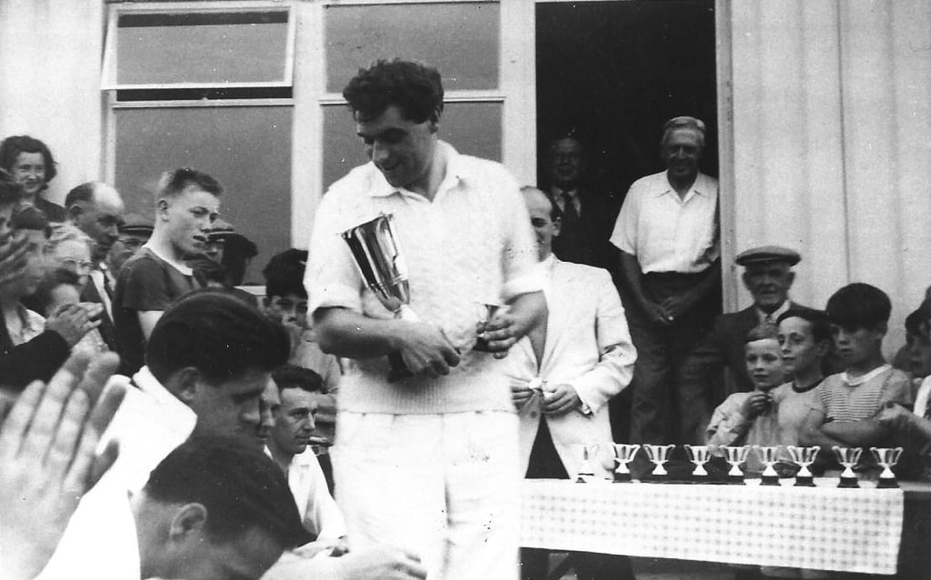 Alan Harwood with Kimberley Cup