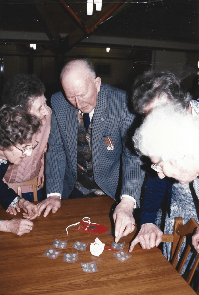 George showing Royal Maundy Money