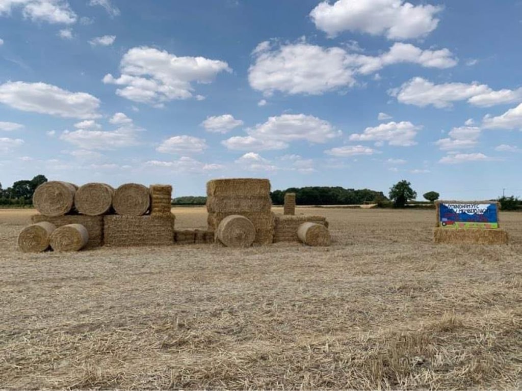 Young Farmers straw tractor